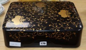 A lacquered Japanese box