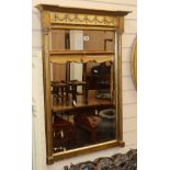 A Regency style gilt framed pier glass H.93cm