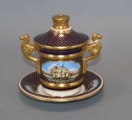 A Spode limited edition of the Shipwrights Cup, one of 500