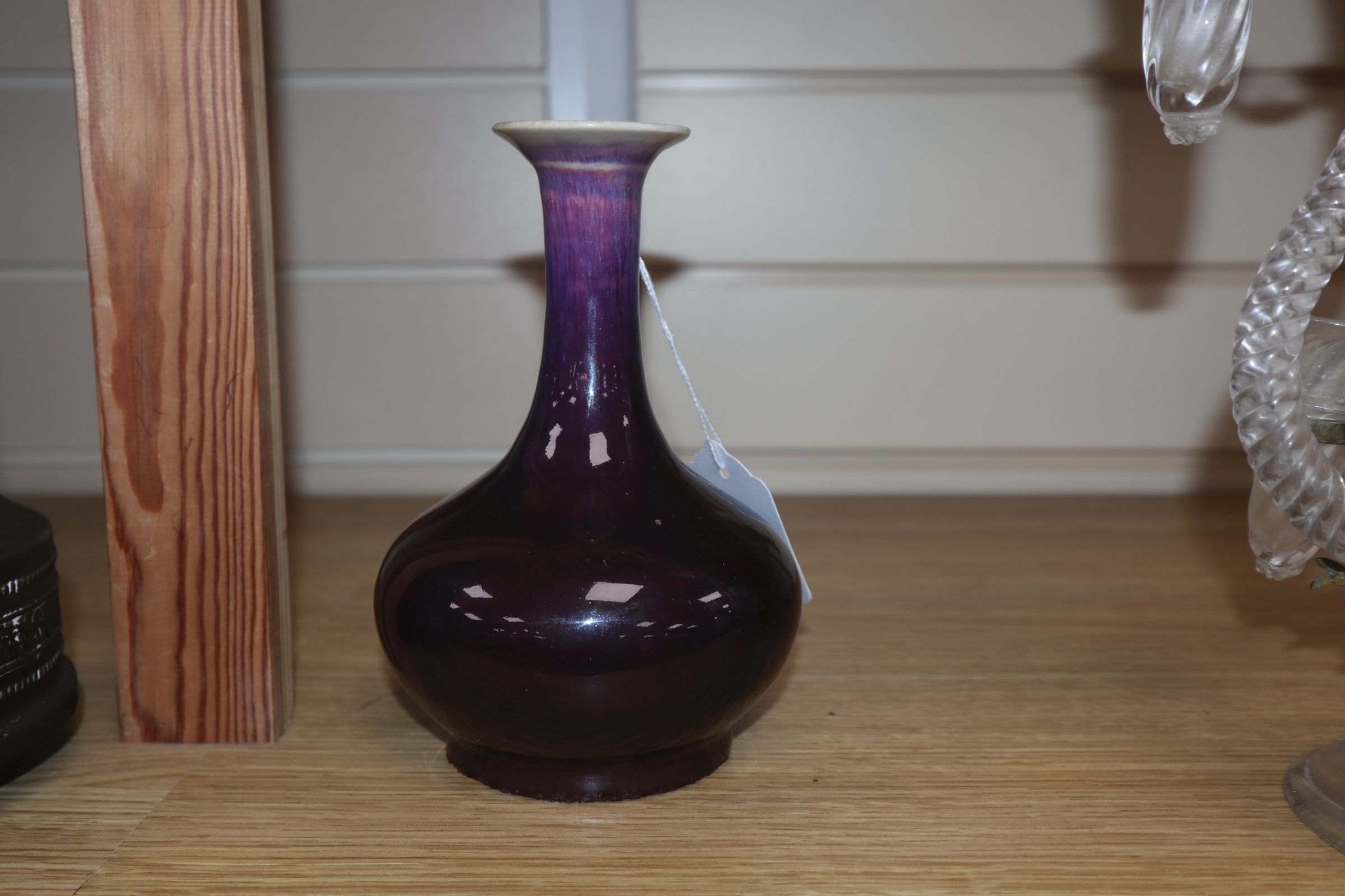 An 18th/19th century Chinese flambe vase height 17cm - Image 3 of 6