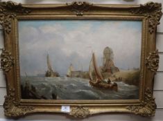 19th century English School, Seascape