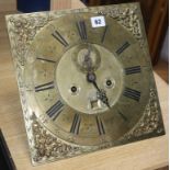 Isaac Guepin of Lewes. A longcase clock movement