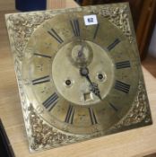 Isaac Guepin of Lewes. A longcase clock movement