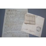 A group of early letters including a papal sealed letter