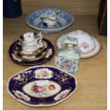 Coalport tea wares and other assorted ceramics