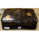 A lacquered Japanese box