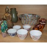 A group of Chinese porcelain and works of art