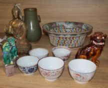 A group of Chinese porcelain and works of art