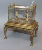 An Austrian ormolu cased automaton figural timepiece with musical movement, early 20th century