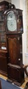 Nicholas of Birmingham. A George III mahogany eight day longcase clock H.230cm