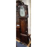 Nicholas of Birmingham. A George III mahogany eight day longcase clock H.230cm