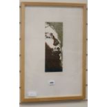 David Oxtoby (b.1938), artist proof print, 'The Man', signed and dated '74, 7/10, 57 x 38cm