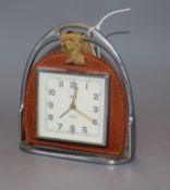 A Smiths horse stirrup clock