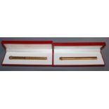 A boxed Cartier fountain pens and ball point pen
