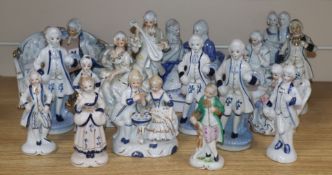 A quantity of ceramic figurines