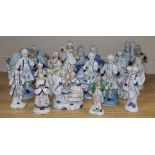 A quantity of ceramic figurines