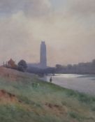 William Barton Thomas (1877-1947)watercolourView of Boston, Norfolksigned15.5 x 12.5in.