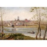 Thomas Churchyard (1798-1865)oil on boardA view at Woodbridge, Suffolkinscribed verso 'Churchyard'