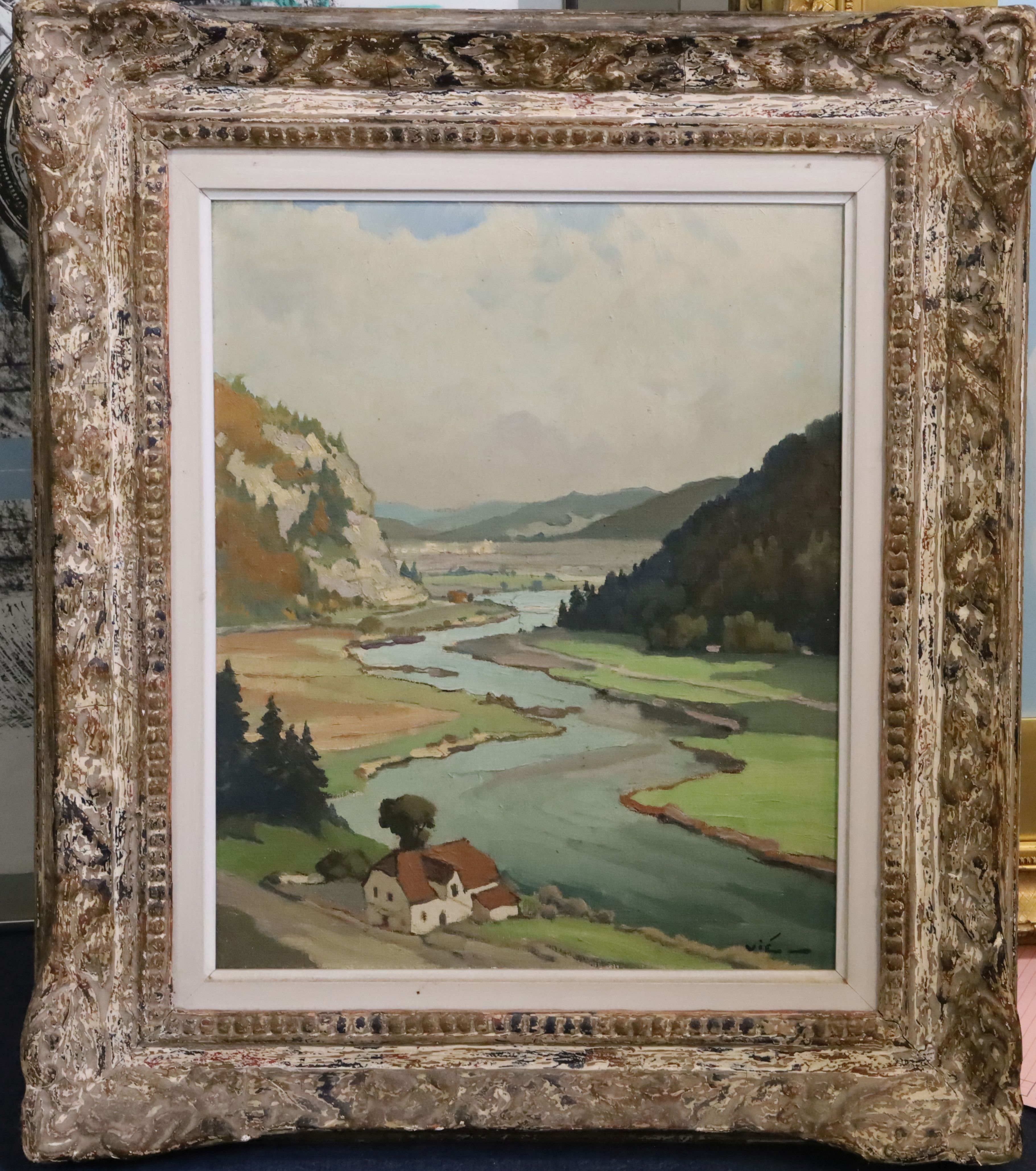 Gabriel Vie (1888-1973)oil on canvasLa Vallée du Doubssigned16 x 13in. - Image 2 of 2