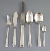 An American Wallace sterling part canteen of cutlery for eight, comprising sixty six items, together