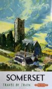 Frank Wootton (1911-1978)lithographic colour posterSomerset - Travel by Train P.R.2739.5 x 24.5in.