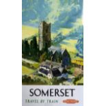 Frank Wootton (1911-1978)lithographic colour posterSomerset - Travel by Train P.R.2739.5 x 24.5in.