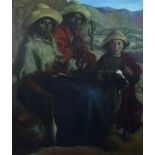 Pompeyo Boggio (1880-1938)oil on canvas'Puiska, Chuspa y Alfoyia'signed and dated 1921, inscribed