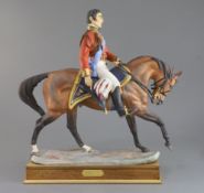 A Royal Worcester limited edition model of Wellington, from the Famous Military Commanders Series,
