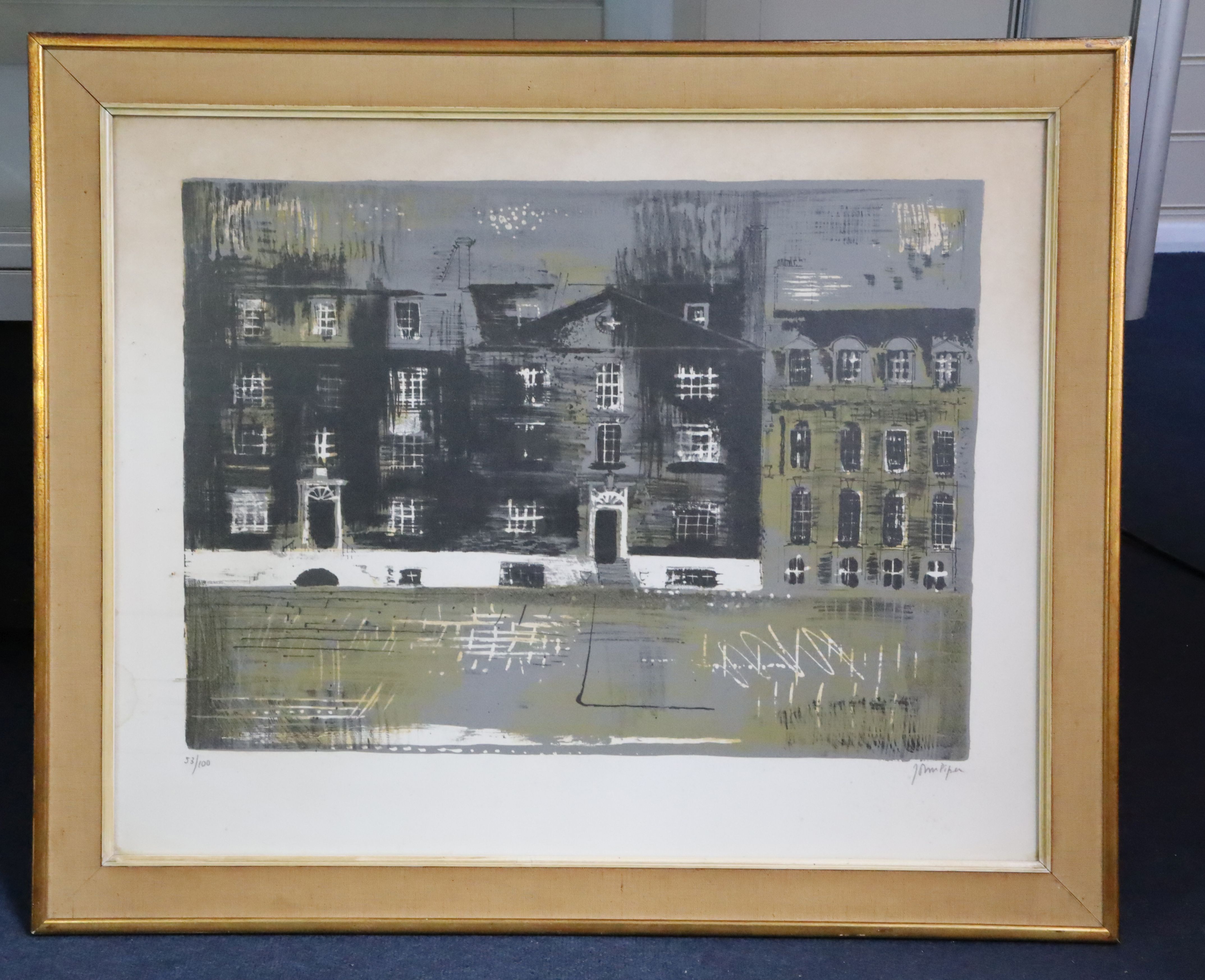 § John Piper (1903-1992)two lithographsWestminster School I and II (L114/115)signed and numbered - Image 2 of 4