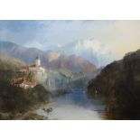 William Rose (19th century)pair of oils on canvasAlpine landscapessigned16 x 22in.