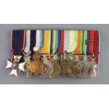 An important group of medals to Admiral Sir Geoffrey Alan Brooke Hawkins KBE, CB, MVO, DSC, with