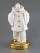 A Theodore Haviland Art Deco figure of Pierrot, modelled by Edouard Marcel Sandoz (1881–1971) in