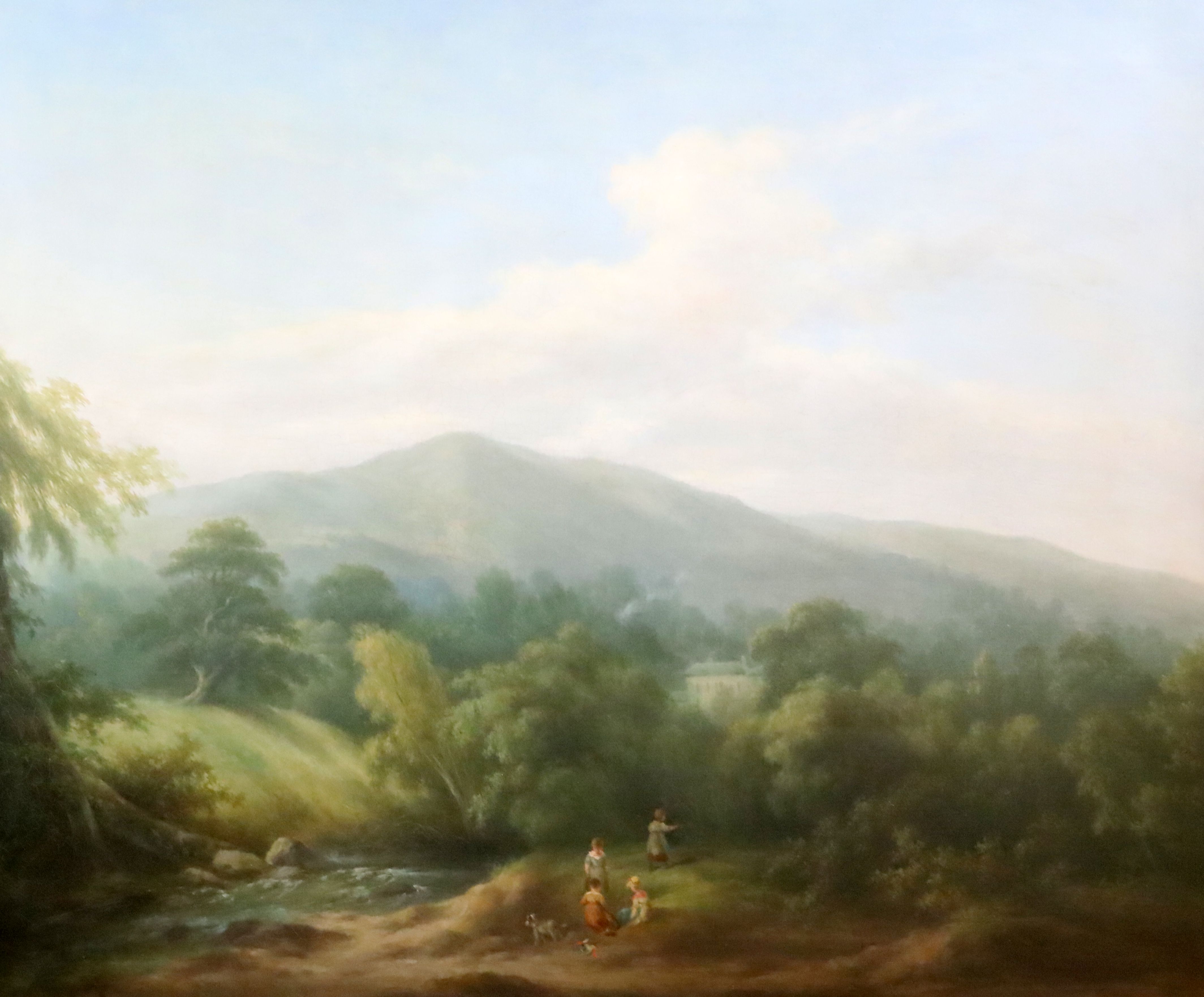 19th century English Schooloil on canvasChildren at play in an extensive landscape24.25 x 29.25in.