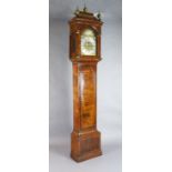 William Underwood of London. A George III walnut cased eight day chiming longcase clock, the 12 inch