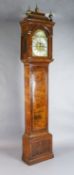 William Underwood of London. A George III walnut cased eight day chiming longcase clock, the 12 inch