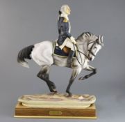 A Royal Worcester limited edition model of Washington, from the Famous Military Commanders Series,