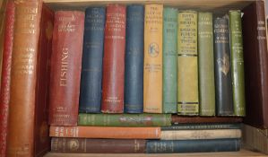 A collection of twenty books relating to Fishing