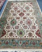 An Afshar carpet 290 x 192cm