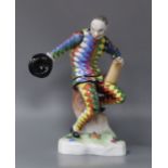 A Dresden harlequin figure