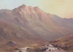 Douglas Falconer (1913-2004)oil on canvasRammoch Glen, Scotlandsigned25 x 35cm.