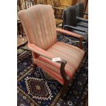 A George III design beech elbow chair