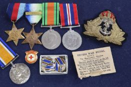 A WWI / WWII group of medals to Herbert W. Hobson
