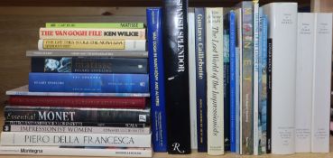 A quantity of reference books relating to Impressionist Women, Monet, Matisse, Van Gogh, The Lost