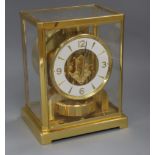 A Jaeger Le Coultre Atmos clock, no.343469 height 22cm