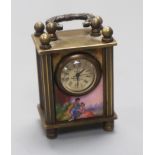 A miniature enamel timepiece