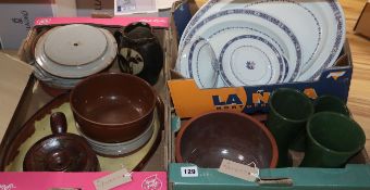 A quantity of Studio pottery, porcelain etc