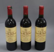 Three bottles Chateau Leoville Poyferre - Saint Julien 1983