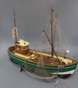 A model 'Seestern' trawler length 51cm