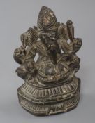 An Indian hardstone Ganesh height 15cm