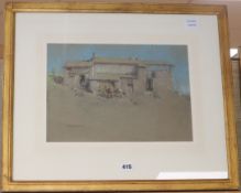 Nancy Jane Burton (1891-1972), pastel, 'In The Hills', signed, 25 x 36cm